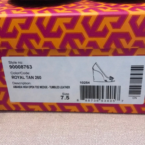 Tory Burch Open Toe Wedge - Picture 3 of 3